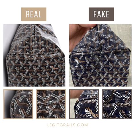 how to tell a fake goyard|authentic goyard tote.